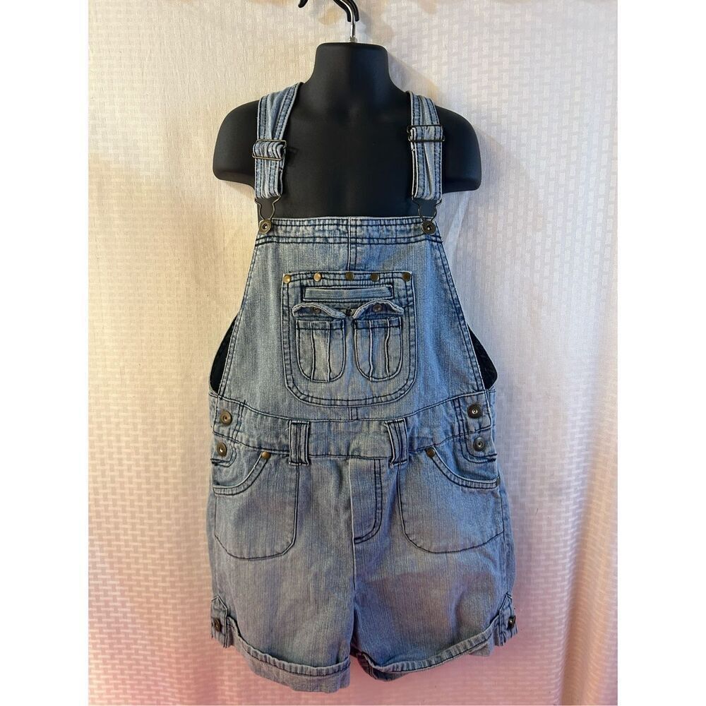 FG‎ Faded Glory short overalls girls size 14 rn#59775